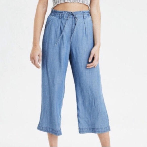 American eagle wide leg crop Clearance